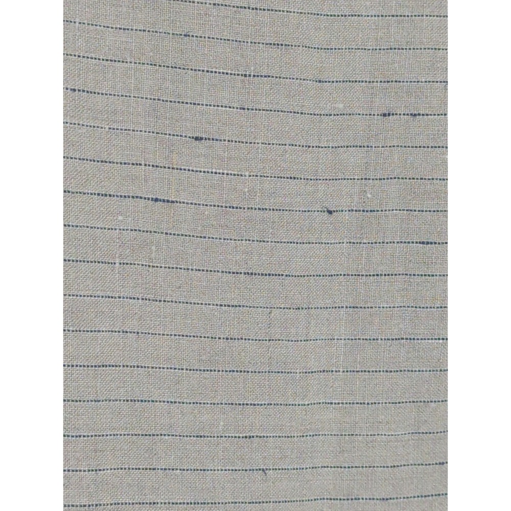 FLAX by Jeanne Engelhart Linen Striped Shirt Top Medium Quiet Luxury Old Money - Picture 3 of 7
